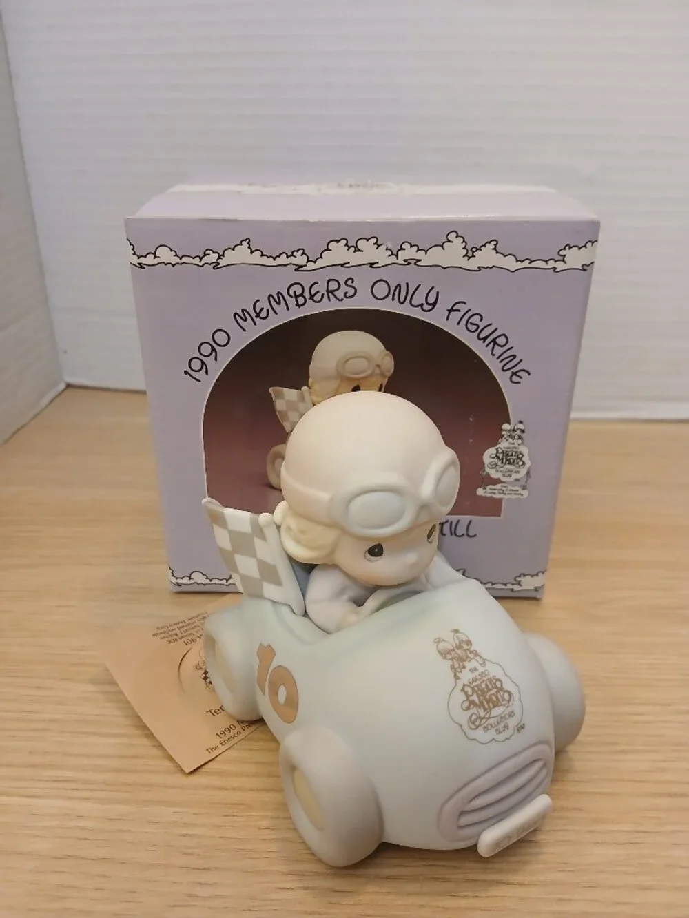 Precious Moments  Ten Years & Still Going Strong Car Porcelain Figurine PM901